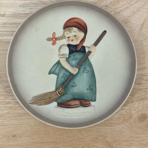 1988 Hummel miniature plate “Little Sweeper”